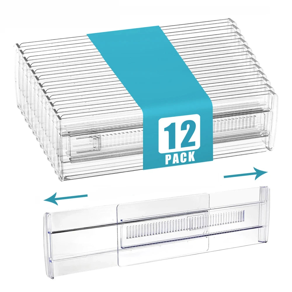 Expandable Drawer Organizers 6-Pack