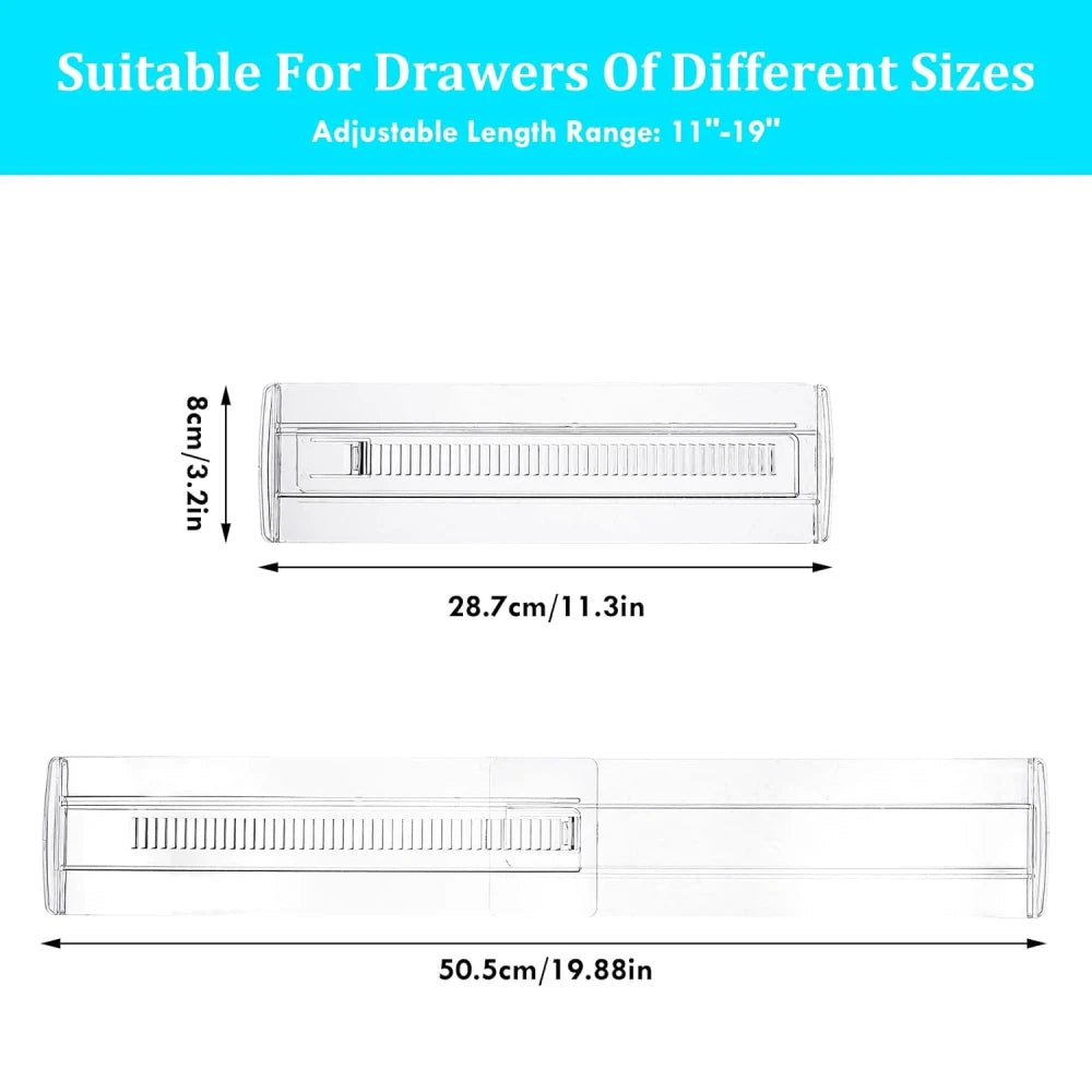Expandable Drawer Organizers 6-Pack