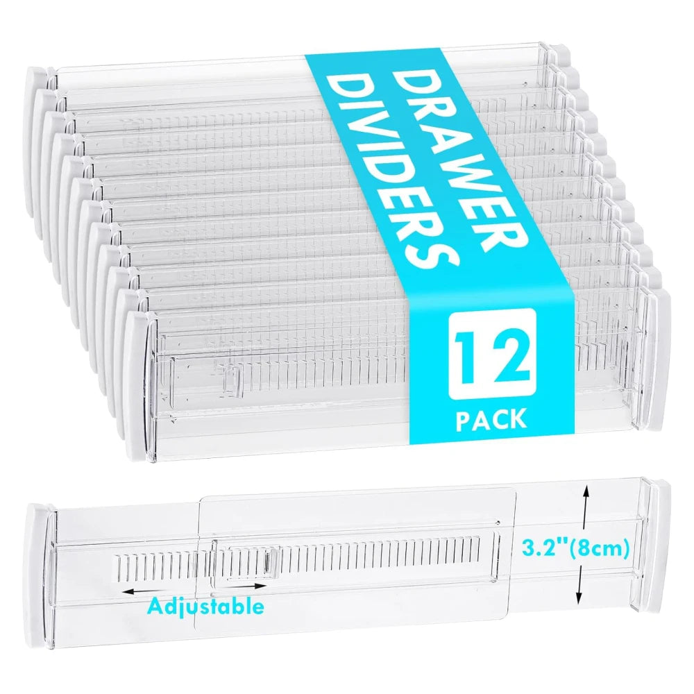 Expandable Drawer Organizers 6-Pack