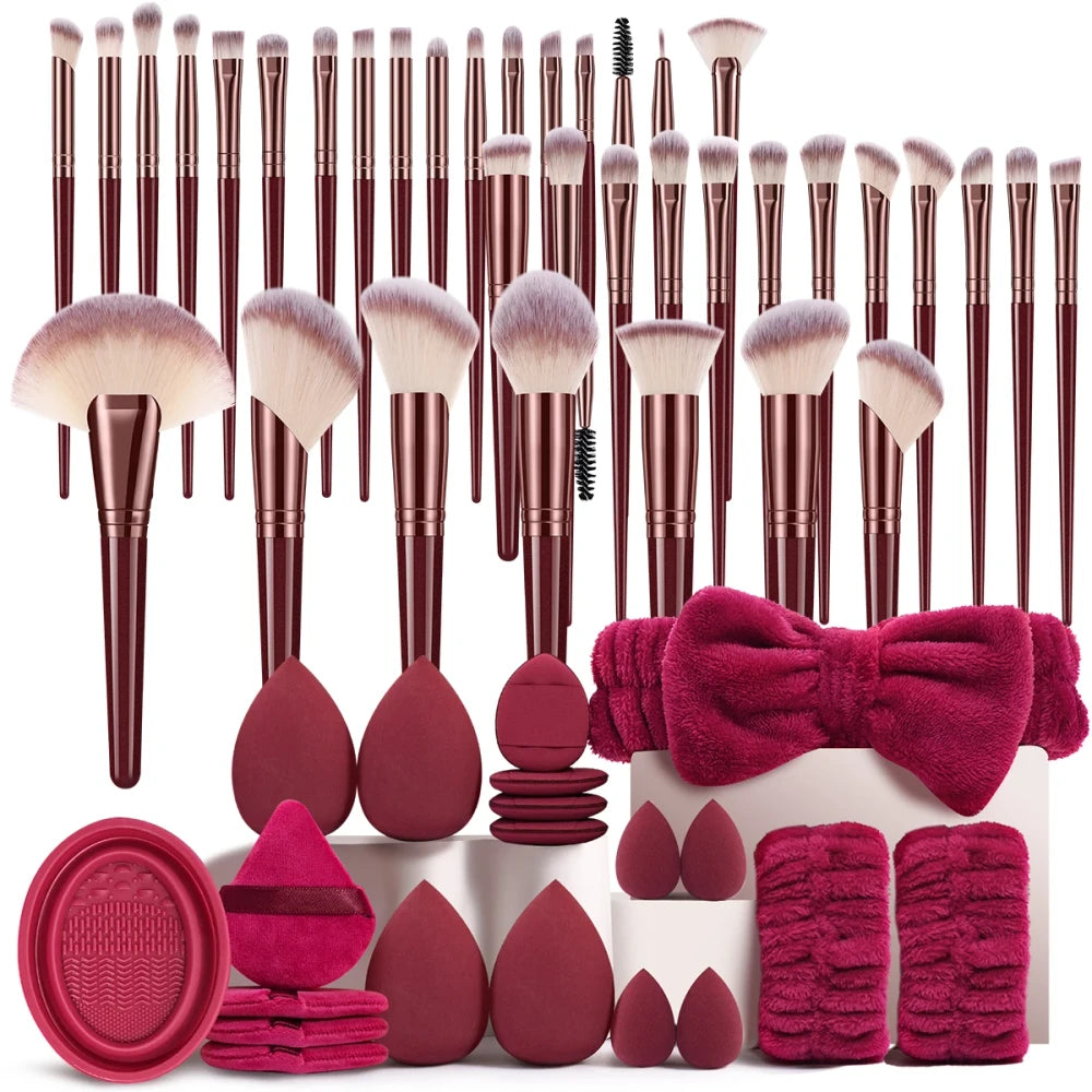 56PCS Makeup Set Chocolate