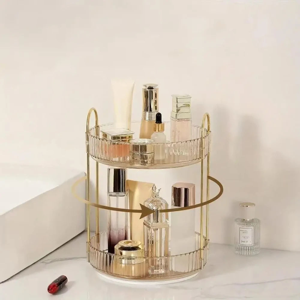 Gold Rotating Organizer