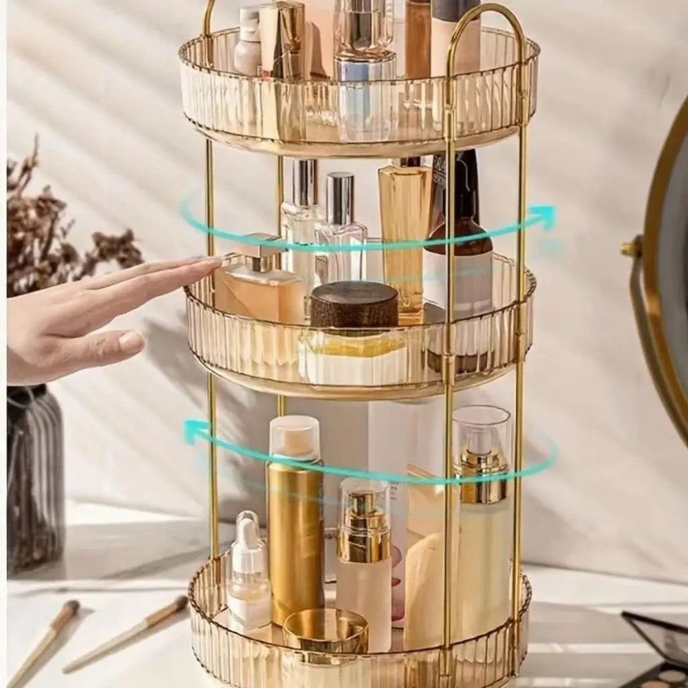 Gold Rotating Organizer